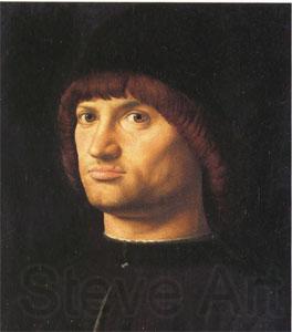 Antonello da Messina Portrait of a Man (mk05) Norge oil painting art